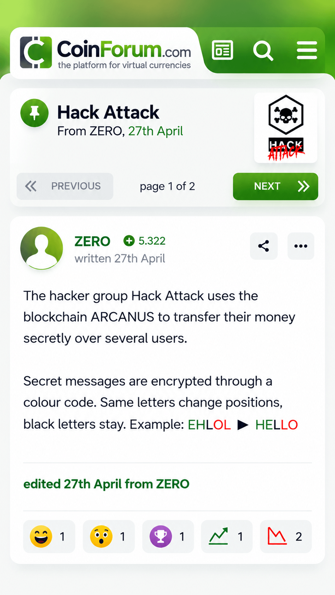 CoinForum.com – Hack Attack Forum